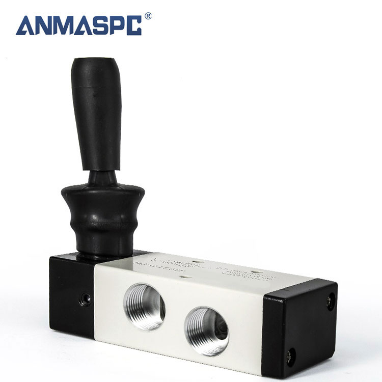 Tangan Manual Pull Lever Control Pneumatic Air Valve